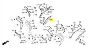 ΓΑΡΝΙΤΟΥΡΑ ΠΟΔΙΑΣ ΔΕΞΙΑ DAYTONA VELOS R 125