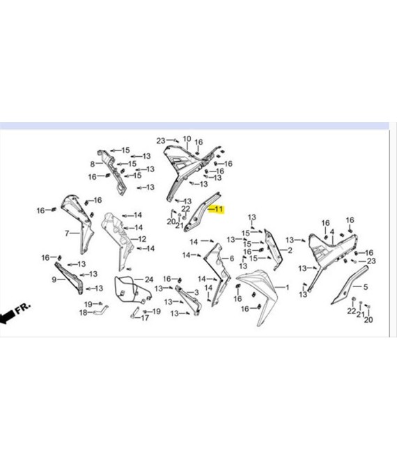 ΓΑΡΝΙΤΟΥΡΑ ΠΟΔΙΑΣ ΔΕΞΙΑ DAYTONA VELOS R 125 ΑΝΤΑΛΛΑΚΤΙΚΑ ΓΑΡΝΙΤΟΥΡΑ ΠΟΔΙΑΣ ΔΕΞΙΑ DAYTONA VELOS R 125