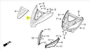 ΜΑΣΚΑ ΔΙΑΚΟΣΜΗΤΙΚΗ ΜΑΥΡΗ DAYTONA VELOS R 125 ΜΑΣΚΑ ΔΙΑΚΟΣΜΗΤΙΚΗ ΜΑΥΡΗ DAYTONA VELOS R 125