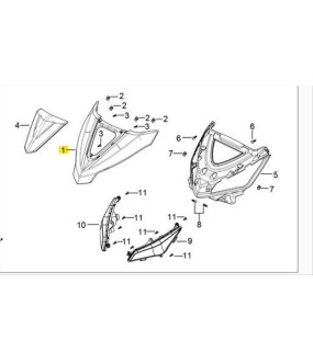 ΜΑΣΚΑ ΔΙΑΚΟΣΜΗΤΙΚΗ ΑΣΠΡΗ DAYTONA VELOS R 125