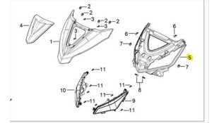 ΠΟΔΙΑ ΕΜΠΡΟΣΘΙΑ DAYTONA VELOS R 125 ΑΝΤΑΛΛΑΚΤΙΚΑ