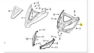 ΦΑΝΟΣ ΕΜΠΡΟΣΘΙΟΣ DAYTONA VELOS R 125