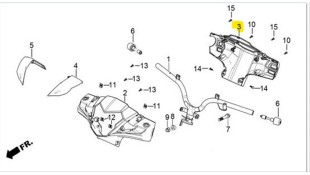 ΒΑΣΗ ΚΟΝΤΕΡ DAYTONA VELOS R 125 ΑΝΤΑΛΛΑΚΤΙΚΑ