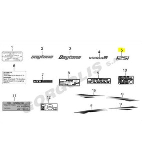 ΑΥΤΟΚΟΛΛΗΤΟ 125i DAYTONA VELOS R 125