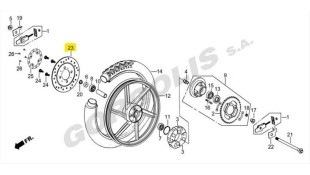 ΔΙΣΚΟΣ ΟΠΙΣΘΙΟΥ ΦΡΕΝΟΥ DAYTONA DY/SPRINTER 125 E5 ΔΙΣΚΟΣ ΟΠΙΣΘΙΟΥ ΦΡΕΝΟΥ DAYTONA DY/SPRINTER 125 E5 ΑΝΤΑΛΛΑΚΤΙΚΑ