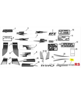 ΑΥΤΟΚΟΛΛΗΤΟ ΠΛΑΙΣΙΟΥ ΑΡΙΣΤΕΡΟ-ΔΕΞΙ ''DY125RS'' DAYTONA DY 125