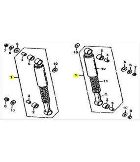 ΑΜΟΡΤΙΣΕΡ ΟΠΙΣΘΙΟ ΚΟΚΚΙΝΟ DAYTONA DY/NOVA/SPRINTER