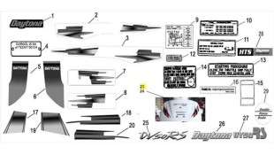 ΑΥΤΟΚΟΛΛΗΤΟ ΠΟΔΙΑΣ ΑΡΙΣΤΕΡΗΣ DAYTONA DY/NOVA/SPRINTER