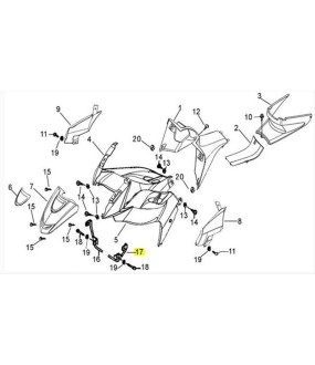 ΒΑΣΗ ΠΟΔΙΑΣ ΑΡΙΣΤΕΡΗ DAYTONA SPRINTER 125