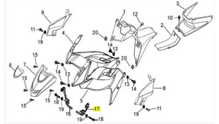 ΒΑΣΗ ΠΟΔΙΑΣ ΑΡΙΣΤΕΡΗ DAYTONA SPRINTER 125 ΑΝΤΑΛΛΑΚΤΙΚΑ