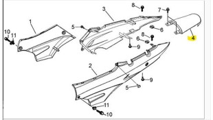 ΚΑΛΥΜΜΑ ΟΥΡΑΣ ΜΑΥΡΟ DAYTONA SPRINTER 50/125 ΑΝΤΑΛΛΑΚΤΙΚΑ