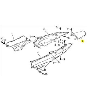 ΚΑΛΥΜΜΑ ΟΥΡΑΣ ΜΑΥΡΟ DAYTONA SPRINTER 50/125 ΑΝΤΑΛΛΑΚΤΙΚΑ