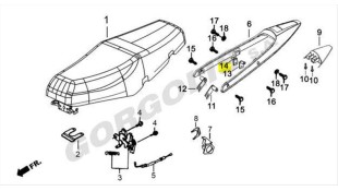 ΑΠΟΣΤΑΣΗ ΛΑΒΗΣ ΣΥΝΟΔΗΓΟΥ ΟΠΙΣΘΙΑ ΔΕΞΙΑ ΓΚΡΙ ΜΑΤ DAYTONA SPRINTER 50/125