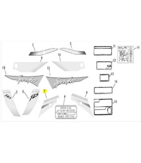 ΑΥΤΟΚΟΛΛΗΤΟ ΠΟΔΙΑΣ ΚΑΤΩ ΑΡΙΣΤΕΡΟ ΜΑΥΡΟ DAYTONA SPRINTER 50/125 ΑΝΤΑΛΛΑΚΤΙΚΑ