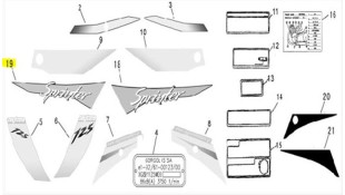 ΑΥΤΟΚΟΛΛΗΤΟ ΣΕΛΛΑΣ ΑΝΩ ΔΕΞΙΟ ΓΙΑ ΚΟΚΚΙΝΟ DAYTONA SPRINTER 50/125 ΑΝΤΑΛΛΑΚΤΙΚΑ