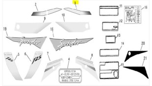 ΑΥΤΟΚΟΛΛΗΤΟ ΣΕΛΛΑΣ ΚΑΤΩ ΔΕΞΙΟ DAYTONA SPRINTER 50/125 ΑΝΤΑΛΛΑΚΤΙΚΑ