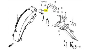 ΦΛΑΣ ΟΠΙΣΘΙΟ ΔΕΞΙΟ DAYTONA SPRINTER 50/125 E4/E5