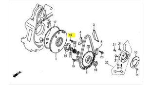 ΒΙΔΑ 6x16 DAYTONA DY/NOVA/SPRINTER/VELOS R ΑΝΤΑΛΛΑΚΤΙΚΑ