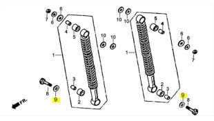 ΡΟΔΕΛΑ 10mm DAYTONA DY/SPRINTER/NOVA ΑΝΤΑΛΛΑΚΤΙΚΑ