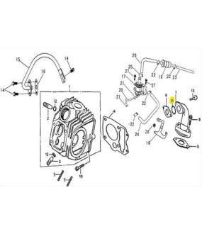 ΤΣΙΜΟΥΧΑ O-RING ΛΑΙΜΟΥ ΑΝΩ DAYTONA DY / SPRINTER 125