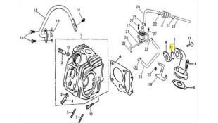 ΤΣΙΜΟΥΧΑ O-RING ΛΑΙΜΟΥ ΑΝΩ DAYTONA DY / SPRINTER 125