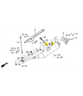 ΑΝΤΙΚΡΑΔΑΣΜΙΚΟ ΕΞΑΤΜΙΣΗΣ DAYTONA VELOS R 125 ΑΝΤΑΛΛΑΚΤΙΚΑ