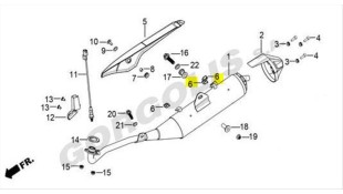 ΑΝΤΙΚΡΑΔΑΣΜΙΚΟ ΕΞΑΤΜΙΣΗΣ DAYTONA VELOS R 125 ΑΝΤΑΛΛΑΚΤΙΚΑ