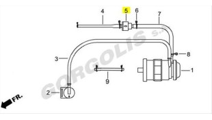 VALVE,ONE-WAY DAYTONA DY/NOVA/SPRINTER/VELOS R ΗΛΕΚΤΡΙΚΑ