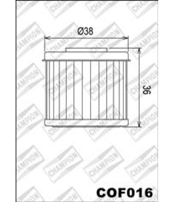 ΦΙΛΤΡΟ ΛΑΔΙΟΥ CHAMPION COF016 ΑΝΤΑΛΛΑΚΤΙΚΑ ΦΙΛΤΡΟ ΛΑΔΙΟΥ CHAMPION COF016