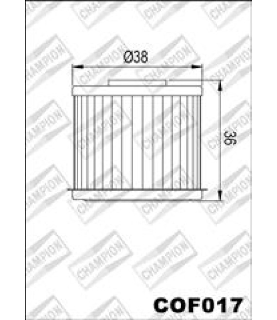ΦΙΛΤΡΟ ΛΑΔΙΟΥ CHAMPION COF017 ΑΝΤΑΛΛΑΚΤΙΚΑ ΦΙΛΤΡΟ ΛΑΔΙΟΥ CHAMPION COF017