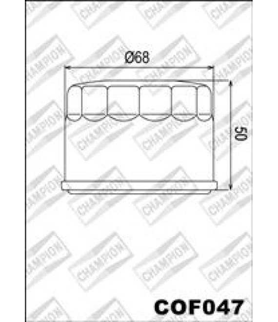 ΦΙΛΤΡΟ ΛΑΔΙΟΥ CHAMPION COF047 ΑΝΤΑΛΛΑΚΤΙΚΑ ΦΙΛΤΡΟ ΛΑΔΙΟΥ CHAMPION COF047