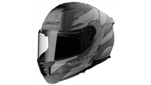 LS2 FF808 STREAM II SHADOW MATT TITANIUM GREY L