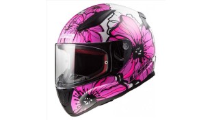 LS2 FF353 RAPID II POPPIES GLOSS PINK L