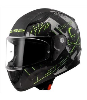 LS2 FF353 RAPID II PIRATES MATT TITANIUM M