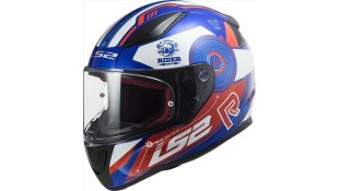 LS2 FF353 RAPID STRATUS GLOSS BLUE RED WHITE S