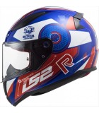 LS2 FF353 RAPID STRATUS GLOSS BLUE RED WHITE S