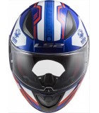LS2 FF353 RAPID STRATUS GLOSS BLUE RED WHITE S