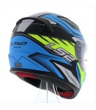 LS2 FF353 RAPID GALE MATT BLACK BLUE YELLOW XS ΕΞΟΠΛΙΣΜΟΣ