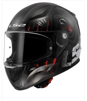 LS2 FF353 RAPID II CLAW GLOSS BLACK XL