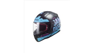 LS2 FF353 RAPID PLAYER BLACK SKY BLUE XXL