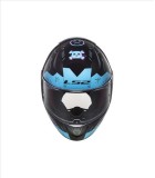 LS2 FF353 RAPID PLAYER BLACK SKY BLUE XXL