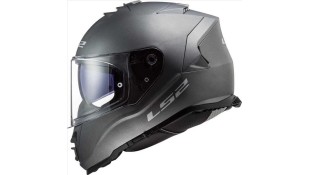 LS2 FF800 STORM II SOLID MATT TITANIUM L