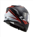 LS2 FF800 STORM II NERVE MATT BLACK RED L