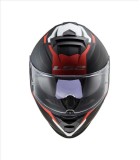 LS2 FF800 STORM II NERVE MATT BLACK RED M