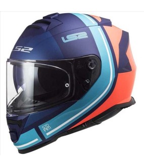 LS2 FF800 STORM SLANT MATT BLUE FL.ORANGE L ΕΞΟΠΛΙΣΜΟΣ