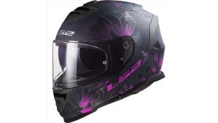LS2 FF800 STORM II BURST MATT BLACK PINK L