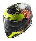 LS2 FF800 STORM DROP BLACK YELLOW RED XS ΕΞΟΠΛΙΣΜΟΣ