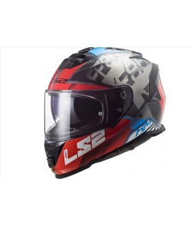 LS2 FF800 STORM SPRINTER GLOSS BLACK RED TITANIUM XL LS2 FF800 STORM SPRINTER GLOSS BLACK RED TITANIUM XL