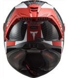 LS2 FF805 THUNDER C RACING1 GL.RED WHITE XS