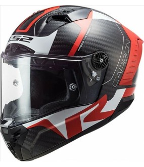 LS2 FF805 THUNDER C RACING1 GL.RED WHITE XXL